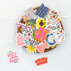 100 PCS Inspirational Words Stickers