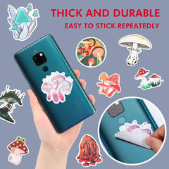 50 PCS Cute Mushroom Stickers